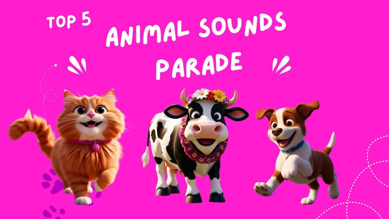 Animal Sounds Parade | Nursery Rhymes for Rockstars