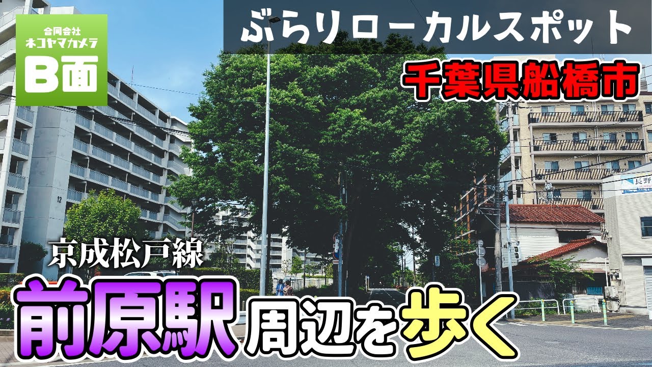 【船橋散歩】京成松戸線「前原駅」周辺を歩く！綺麗な並木道があるって知らなかったわ。