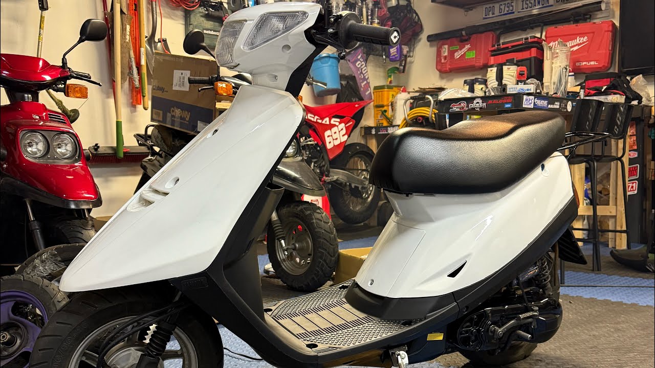 3KJ Yamaha Jog AliExpress plastics - cosmetic project complete