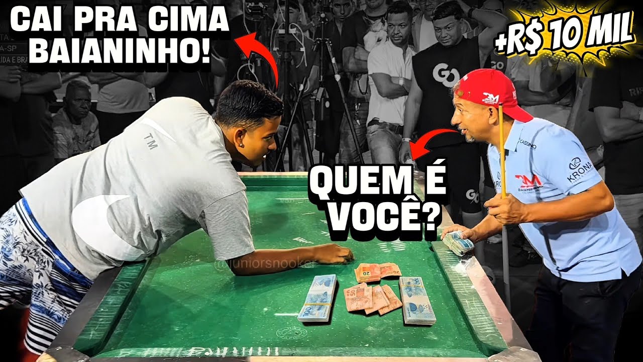 O BAIANINHO DE MAUÁ FOI DESAFIADO POR ESSE POPULAR EM R$ 10 MIL REAIS! 😱🔥 #baianinhodemauá 