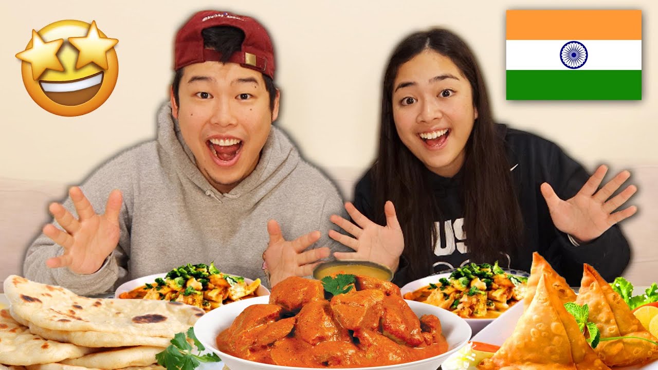 Our First Time Trying Indian Food | Goat Biryani | Zach & Tee Mukbang