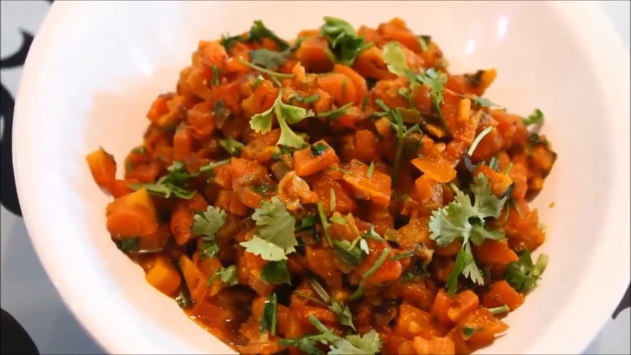 गाजर की सब्जी, Gajar ki Sabji, Gajar ki sukhi sabji kaise banaen, Sukhi sabji kaise banaen #gajar