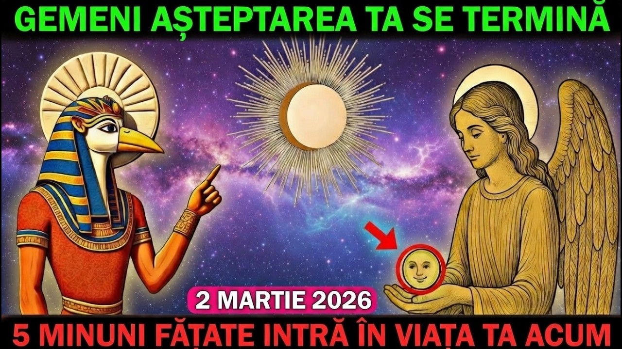 Gemeni, Așteptarea Ta se Termină pe 2 Martie 2026 ⚡ 5 Miracole Predestinate Deschid o Ușă Cosmică ♊✨