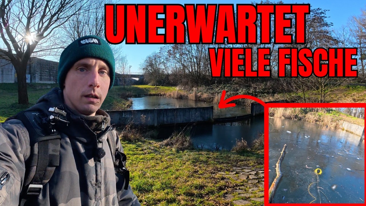 Unter dem Eis im Autobahntümpel – damit hab ich nicht gerechnet