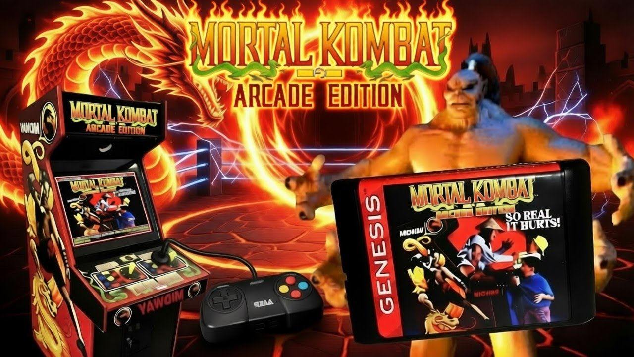 Mortal Kombat Arcade Edition Enhanced - Лучший Хак для Sega Mega Drive!🔥