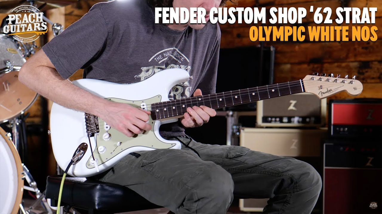No Talking...Just Tones | Fender Custom Shop '62 Strat NOS Olympic White