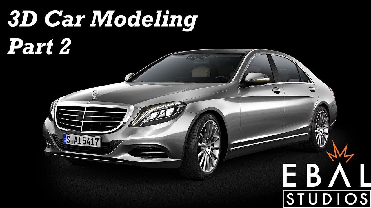 3D Car Polygon Modeling Timelapse Part2