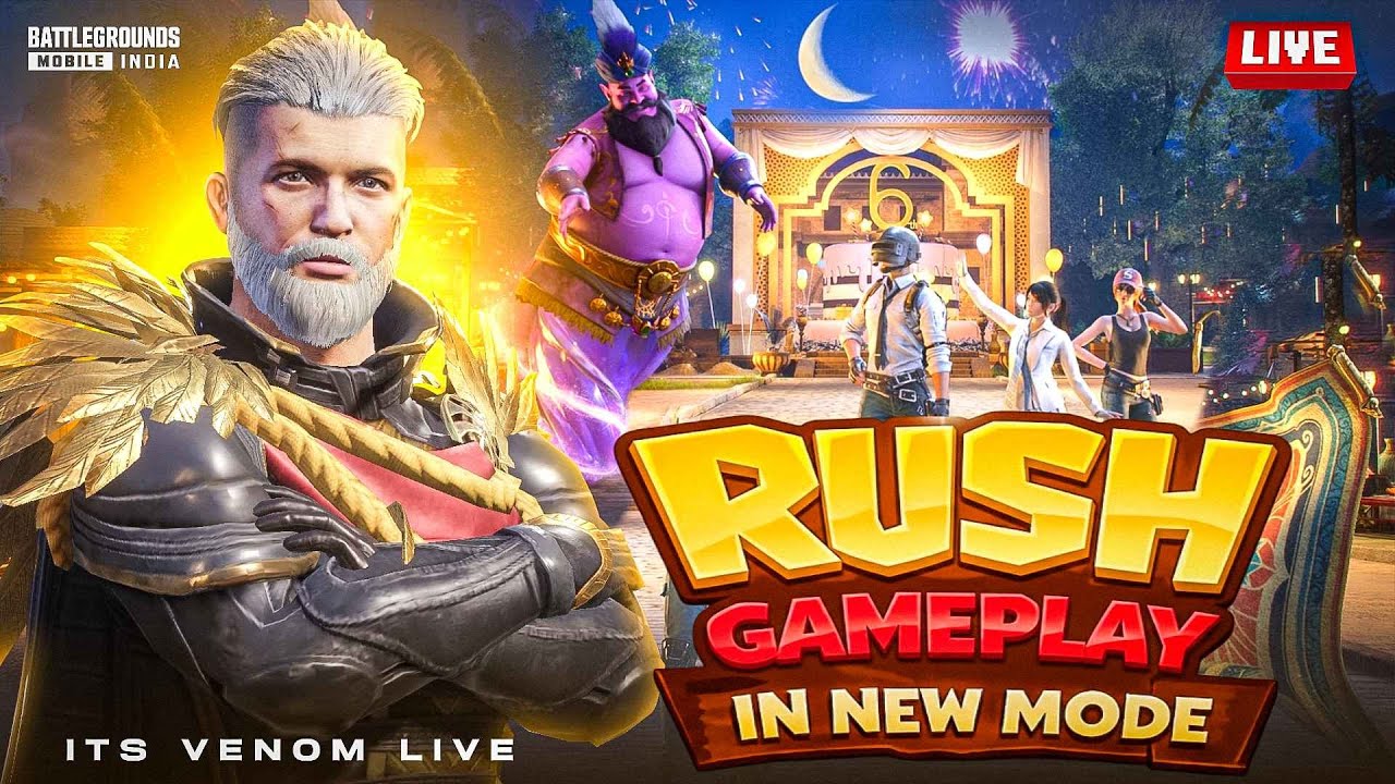 🔴BGMI NEW UPDATE 4.2 LETS MASTER I ITS VENOM LIVE I#conquerorpush #top100 #rushgameplay #bgmi
