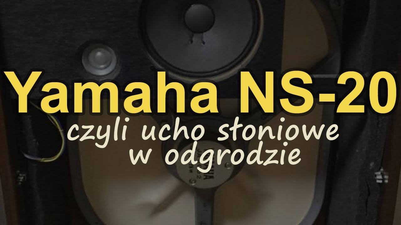 Yamaha NS-20 czyli ucho słoniowe w odgrodzie  #Reduktor Szumu #332