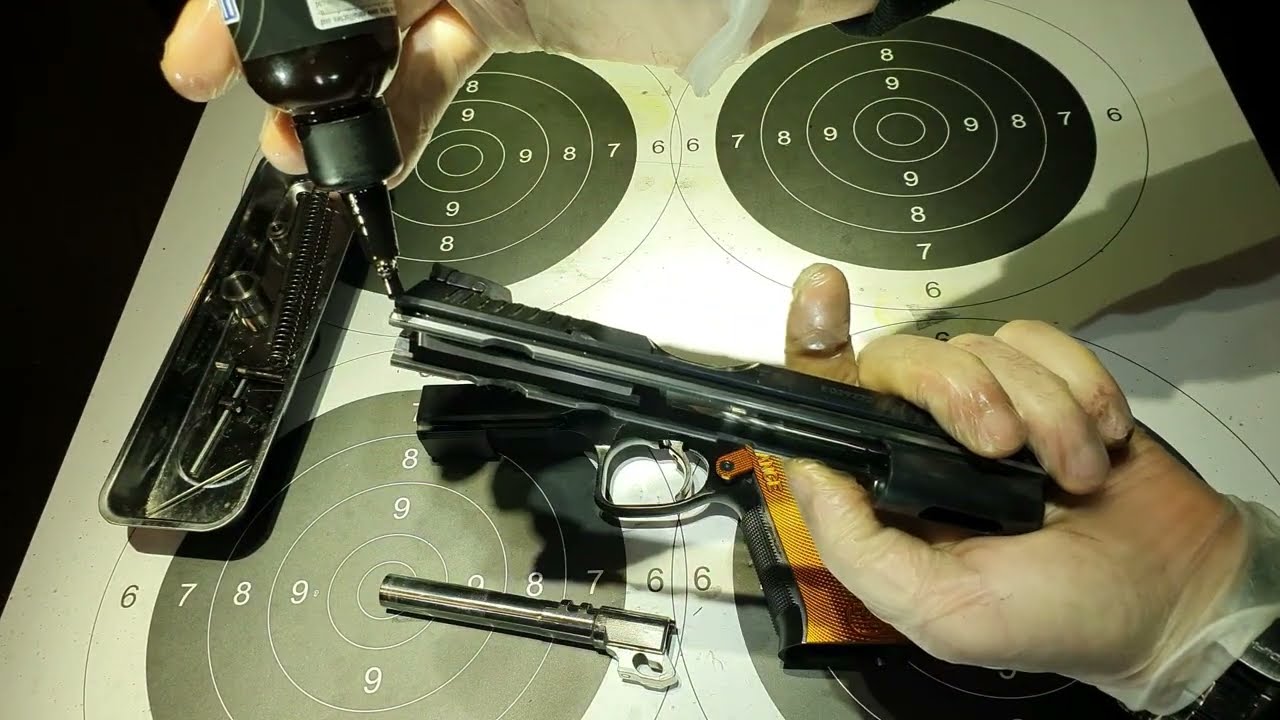 ČZ Shadow 2 Orange detailed gun cleaning ASMR