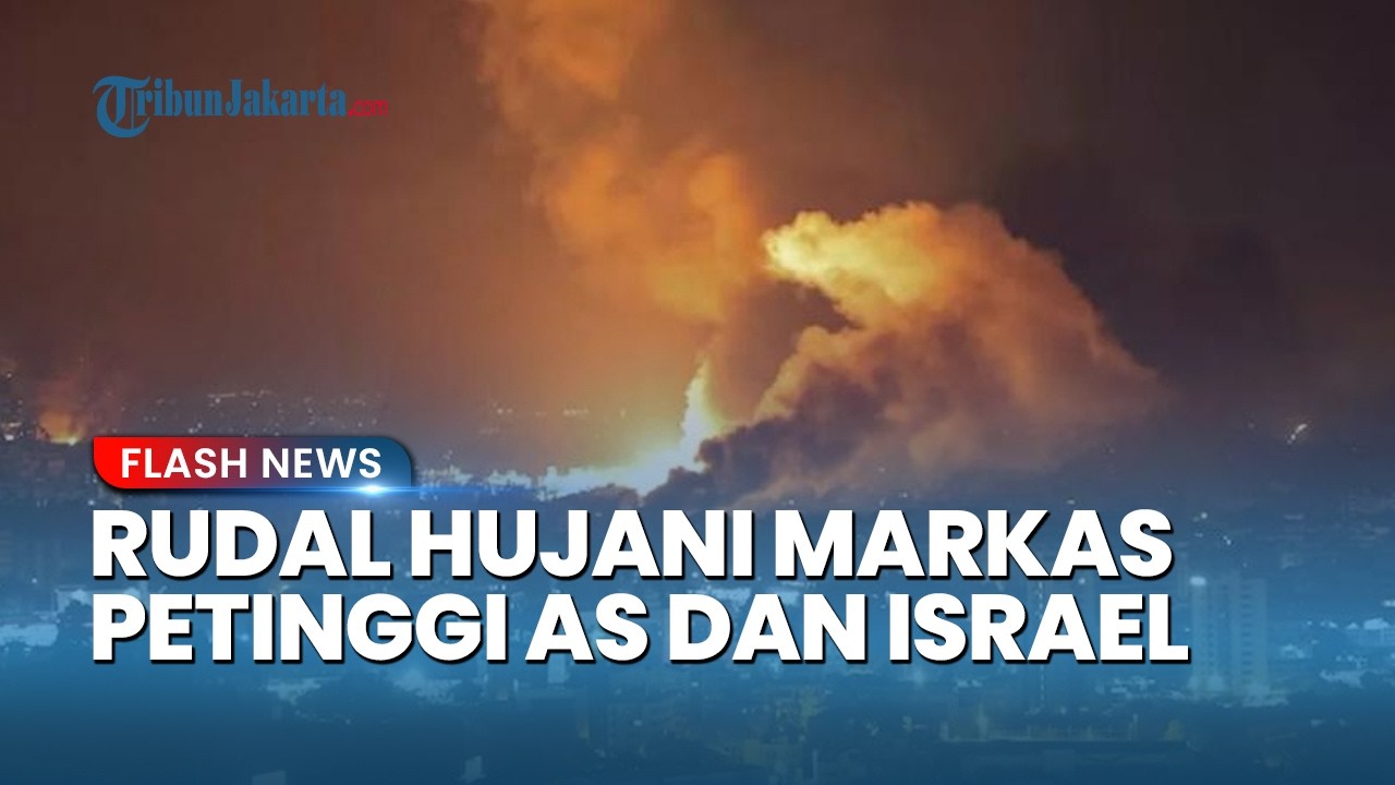 Rudal Iran Hujani Markas Komandan AS & Israel, Komandan  Petinggi Perang Jadi Target Utama