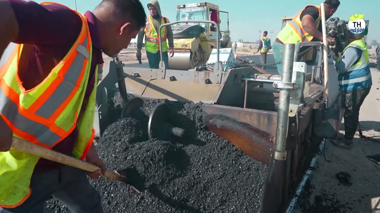 تطوير شوارع الحي التجاري #شركة_تاج_الحبوبي