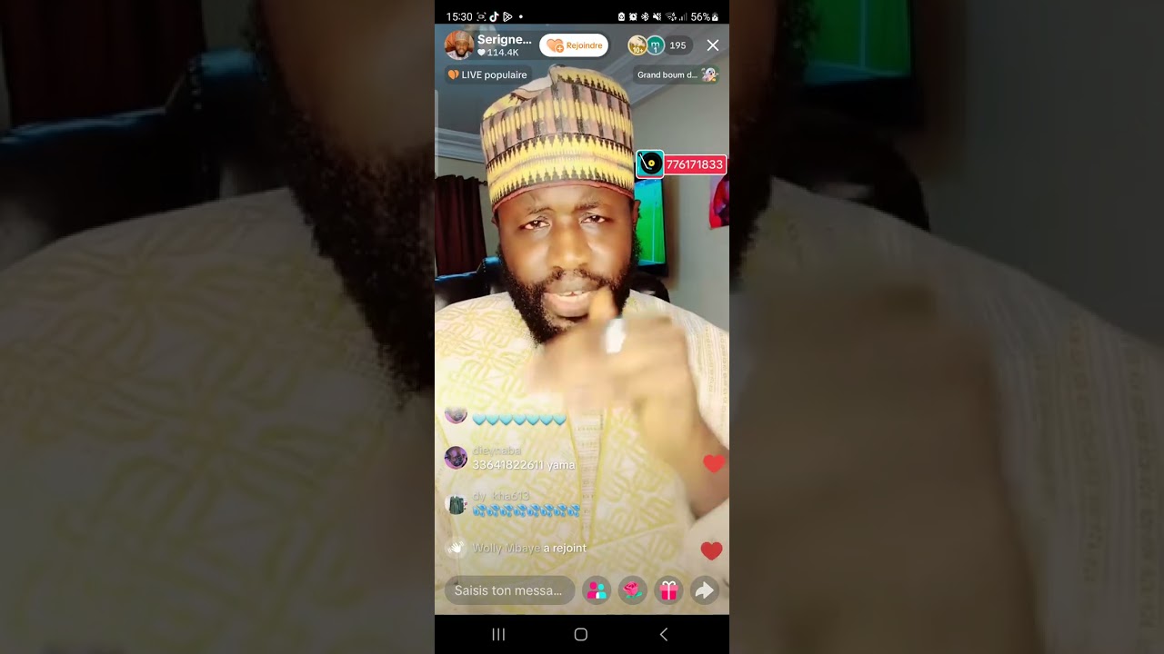 Live de Serigne Bara le 01 novembre 25
