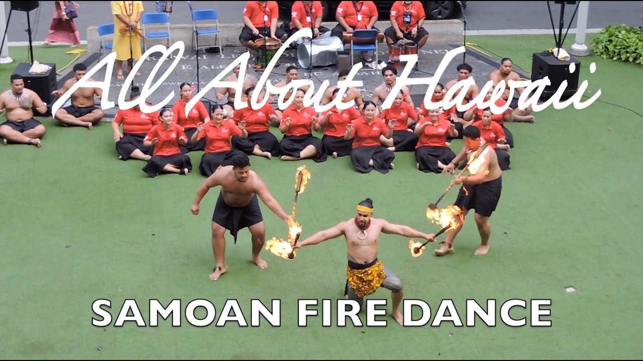 SAMOAN FIRE DANCE. at Waikiki Beach Walk.     #waikikibeachwalk, #samoan, #samoanfiredance,