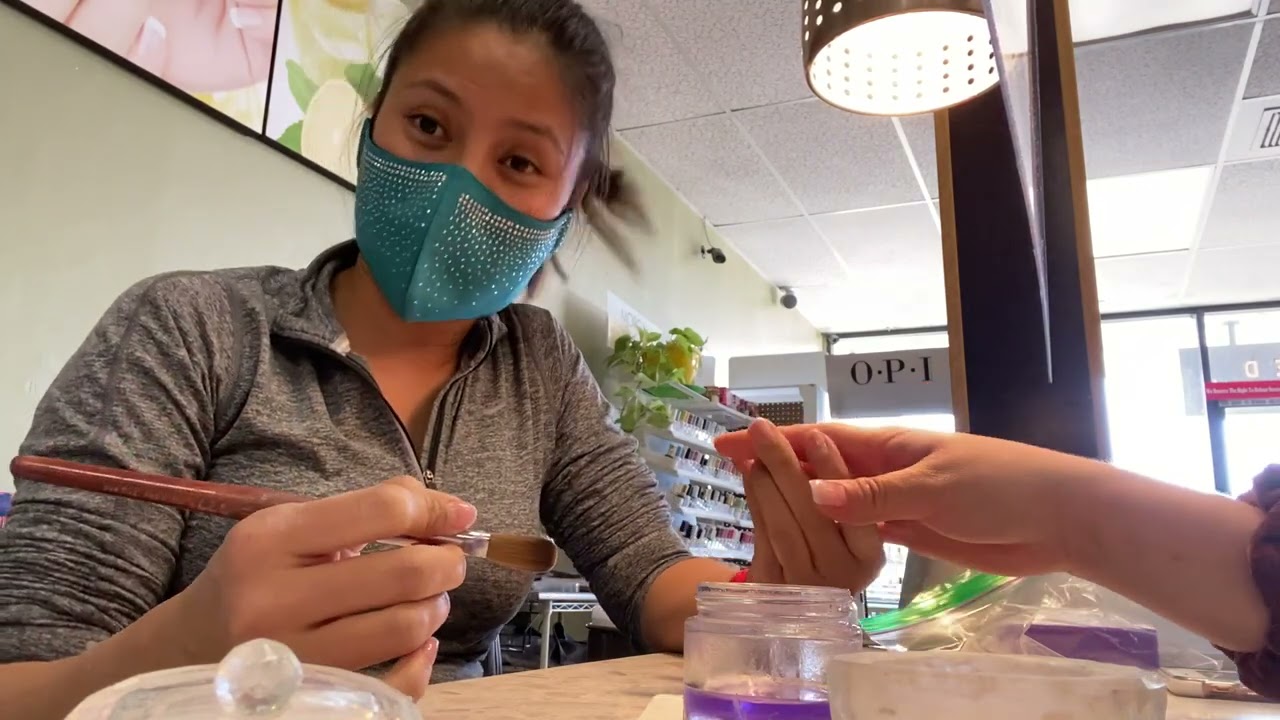 Xem Thợ Nails Ở Mỹ 45 Phút Làm 3 Người Khách Kiếm Hơn $150 Dễ Ợt.(Cuộc Sống Người Việt Ở Mỹ)#468