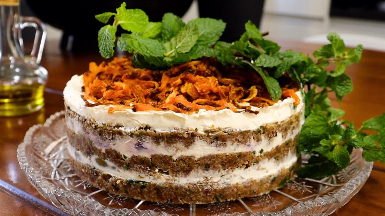 TORRE DE KIBE CRU COM CRISPE DE CEBOLA | SAUDÁVEL E DELICIOSO #SS34