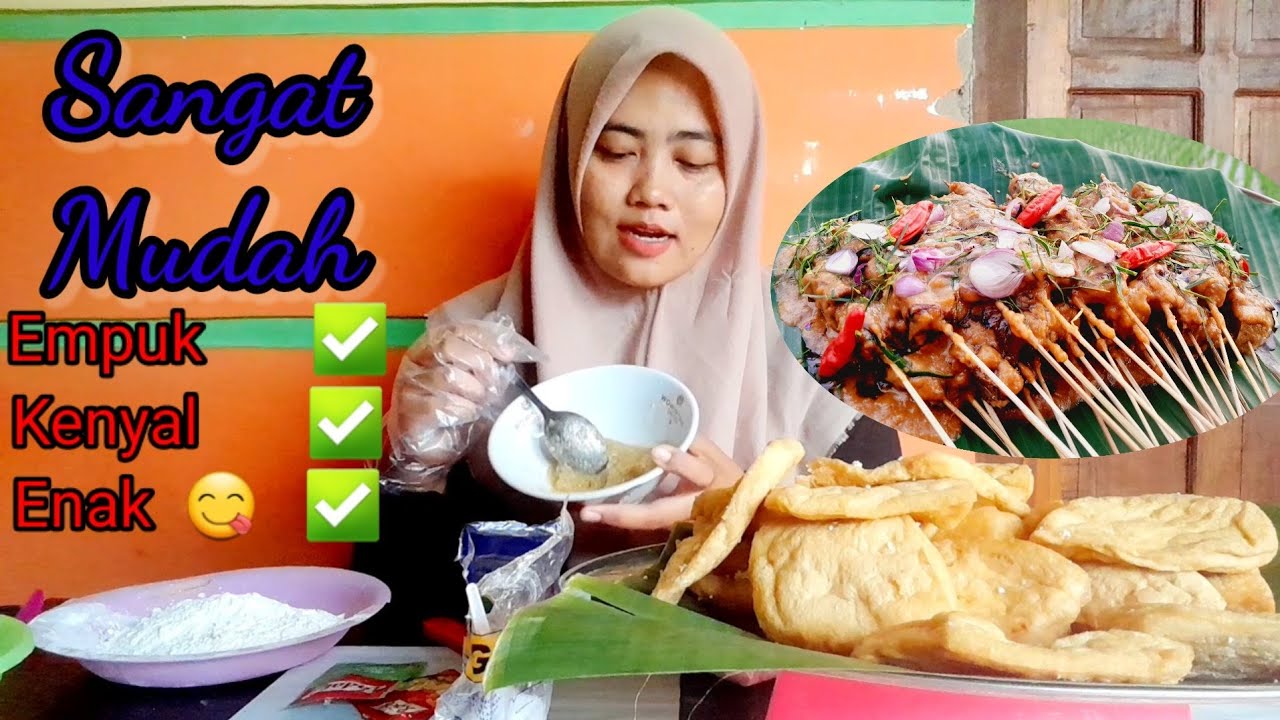 resep & cara membuat SATE TAHU  yang enak 😋