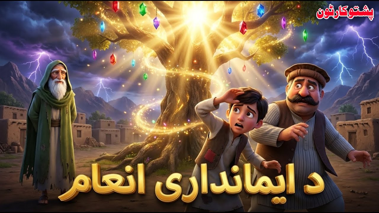 د ایمانداری انعام | Pashto Cartoon | Pashto Cartoon Story | Pashto Moral Story 