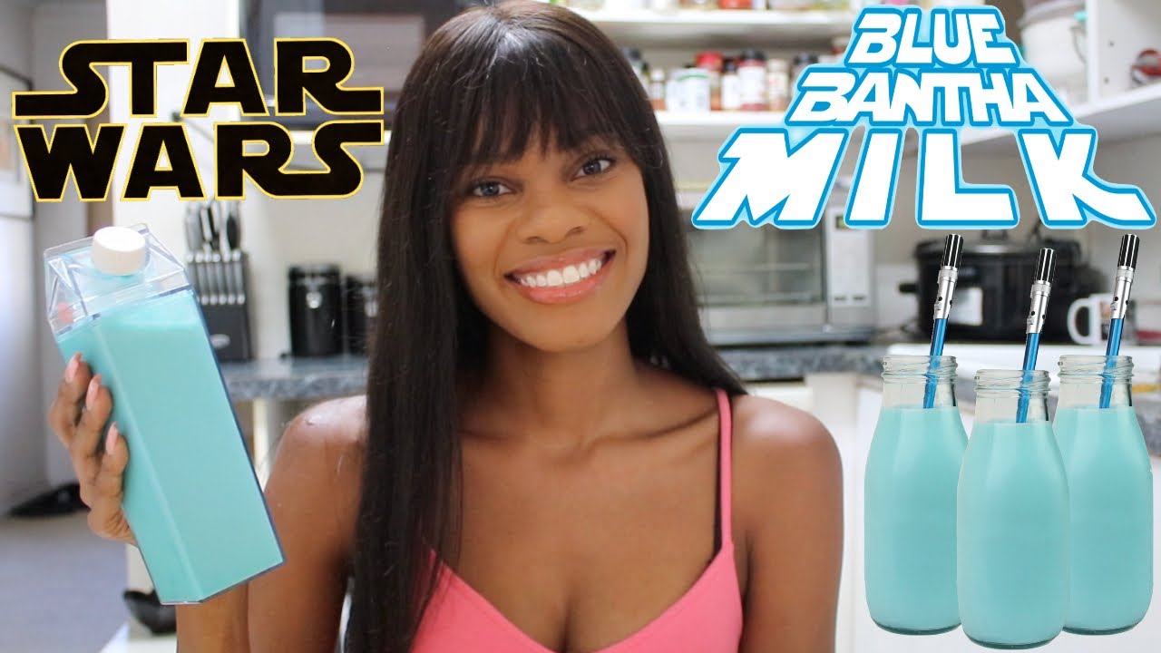 BLUE BANTHA MILK DIY | STAR WARS | GALAXY’S EDGE