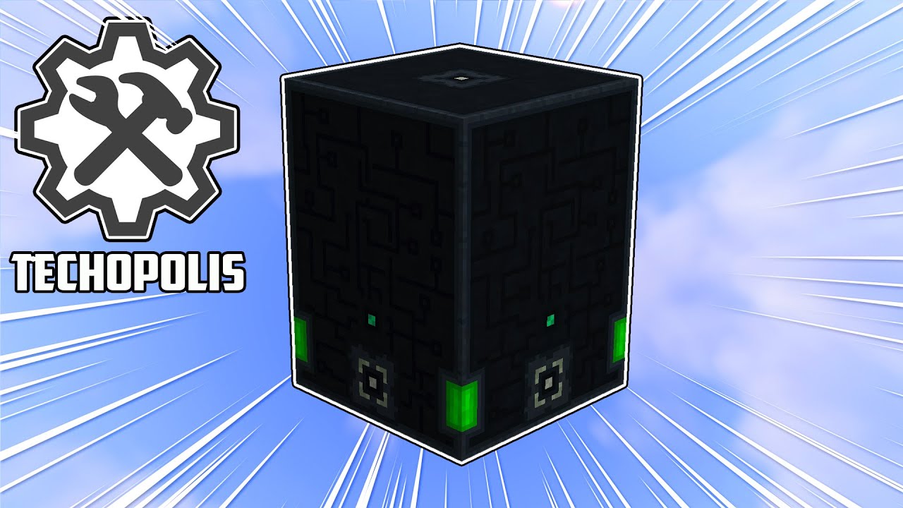 Minecraft Techopolis Skyblock - реактор Powah + автоматизация Uraninite #13