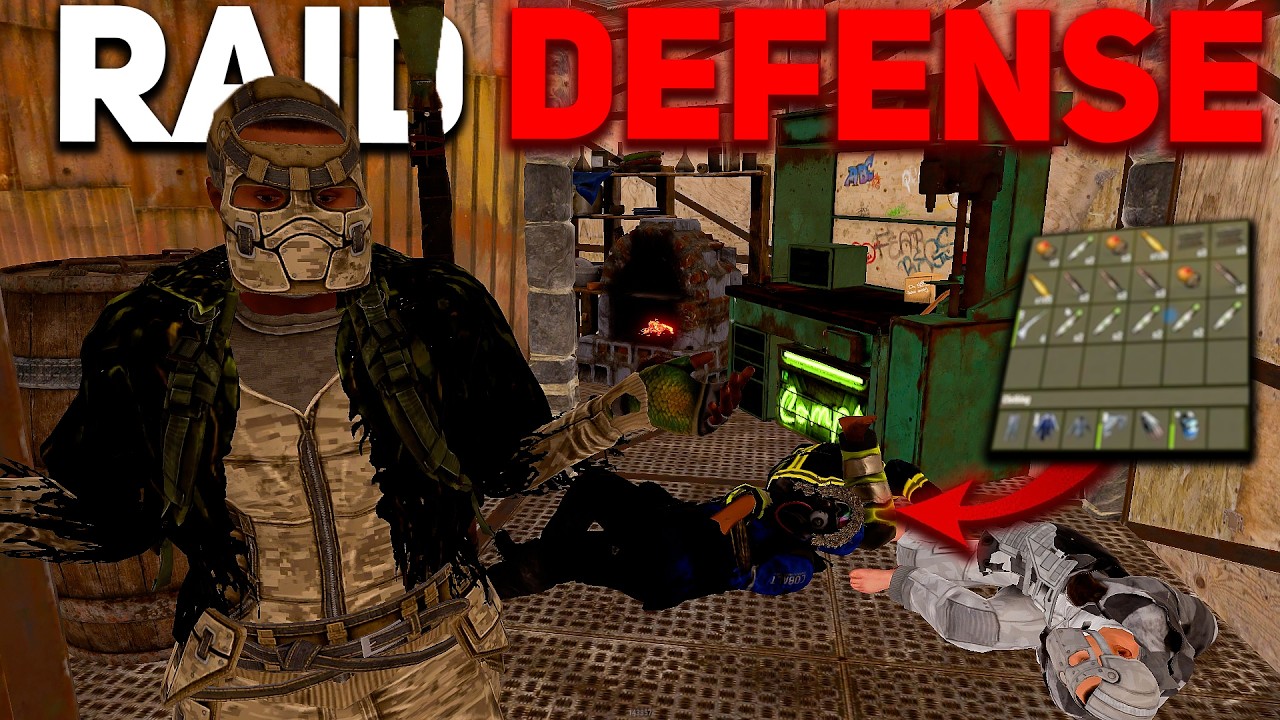 DEFIENDO Y LE SALVO LA BASE A UNOS SUBSCRIPTORES!! *RAID DEFENSE* - Ludovici RUST