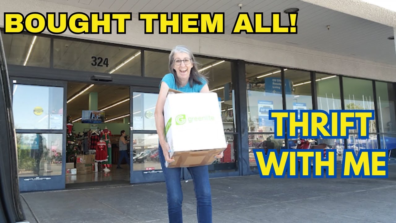 I BOUGHT THEM ALL!  Finding Hidden Treasure on the Thrift Store Shelves