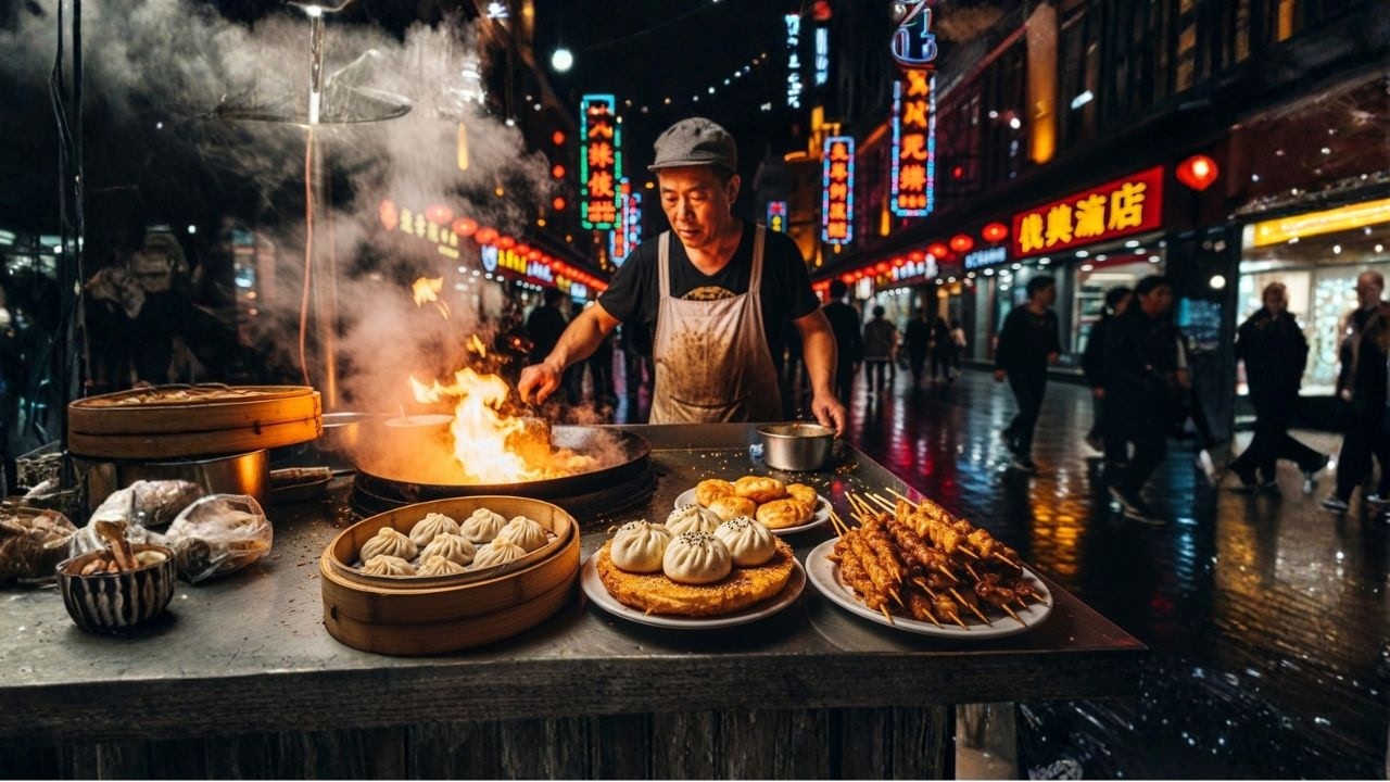 Lo Más Delicioso de la Comida Callejera China