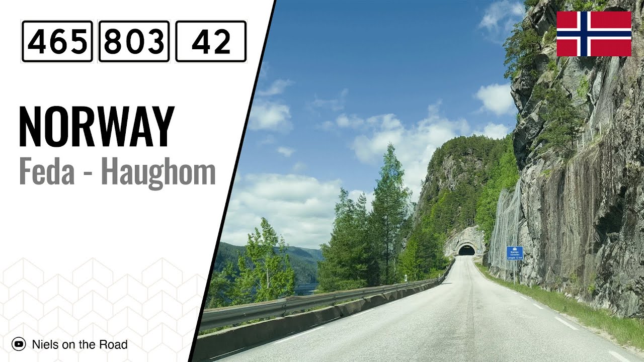 Driving in Norway: Fylkesvei 804, Fv803, Fv466, Fv903 & Fv42 from Feda to Haughom