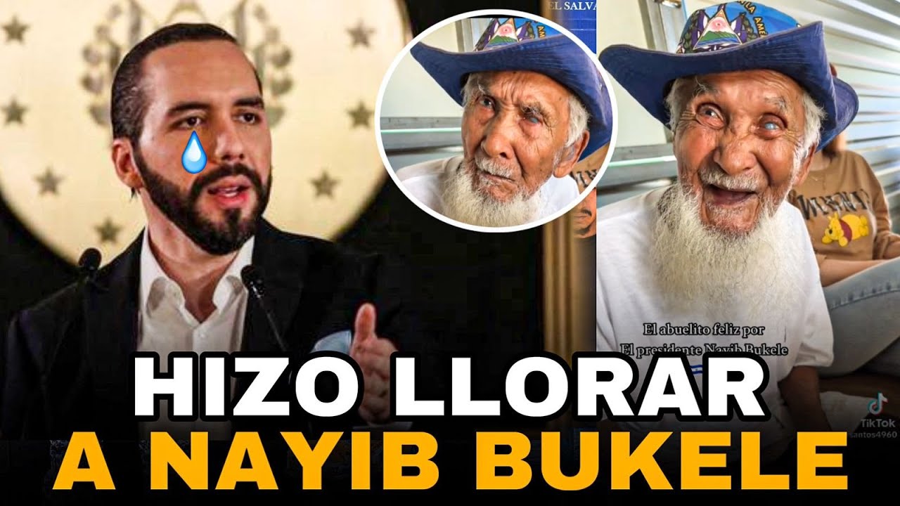 HIZO LLORAR A BUKELE😭 Abuelito lo SORPRENDE con estas palabras😱