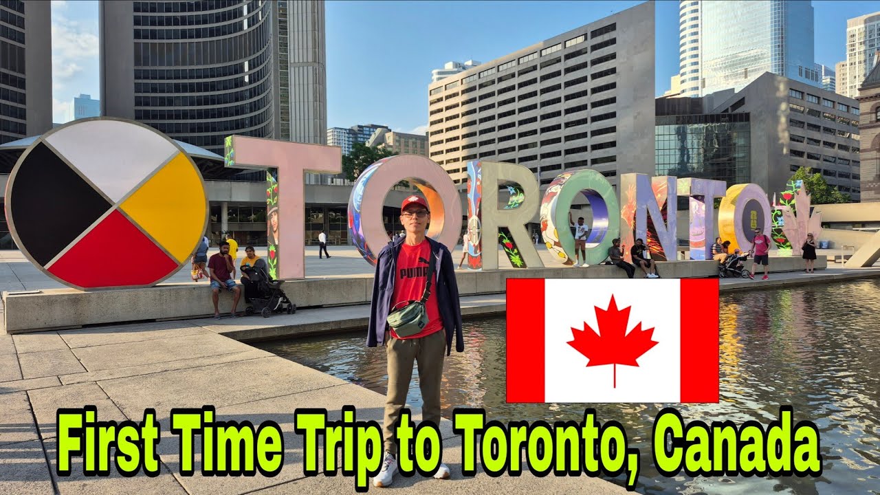 Part 1- TORONTO TRAVEL VLOG , CANADA - First Time Trip