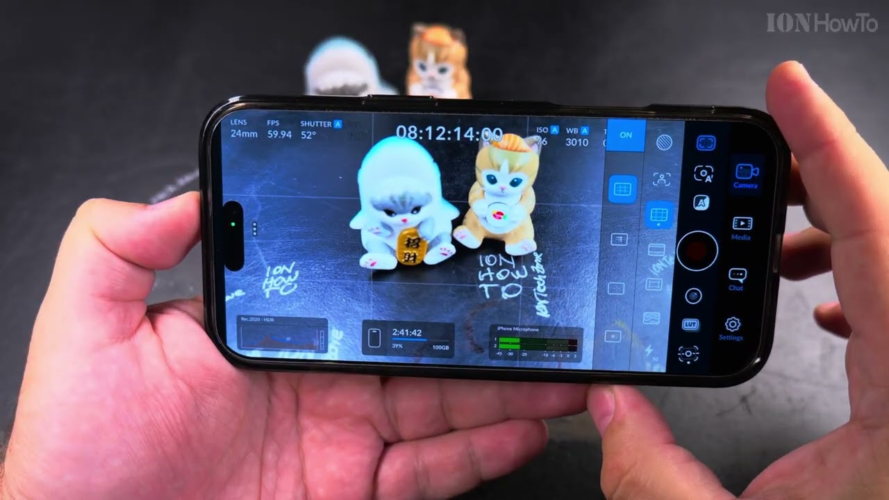 How to Show the Grid Lines on the Blackmagic Blackmagic Design Camera App