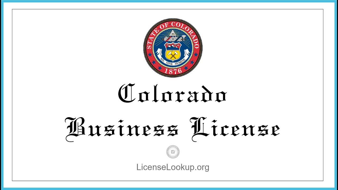 Colorado Business License - What You need to get started #license #Colorado