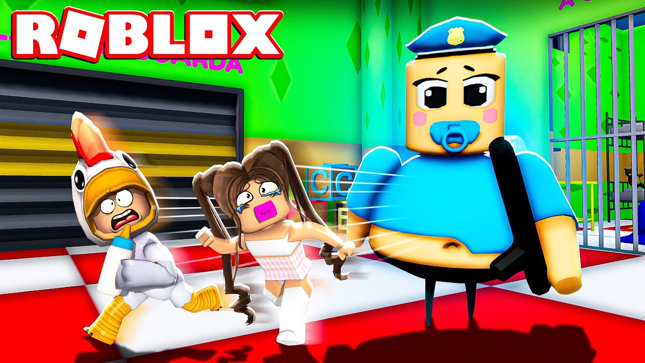 SCAPPIAMO DALLA PRIGIONE DEI BAMBINI SU ROBLOX!!