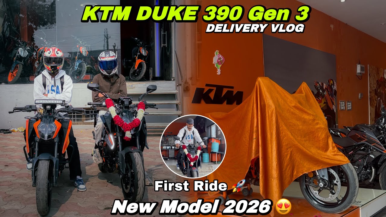 KTM Duke 390 Gen 3 Delivery Vlog 😍 | First Ride Experience 2026