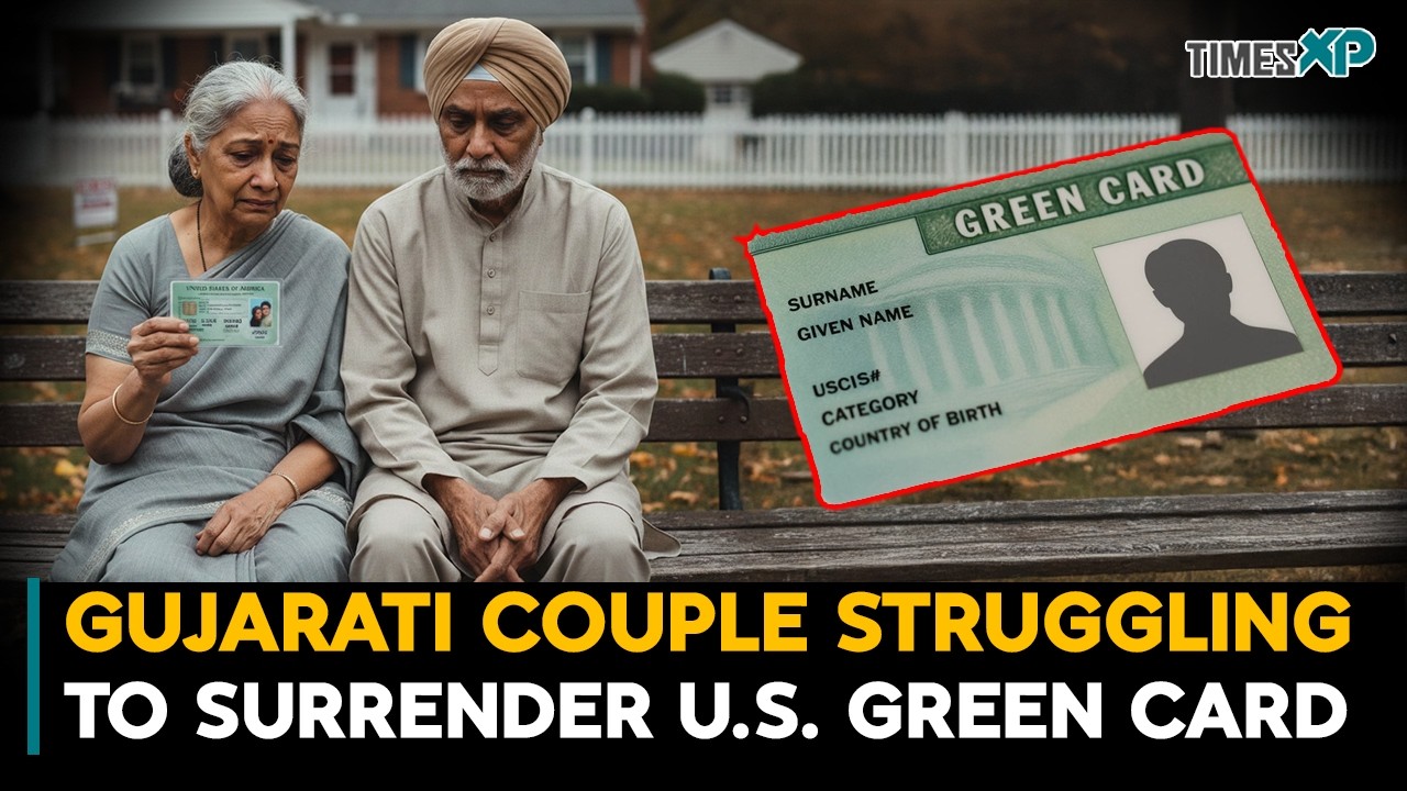 Gujarati Couple Struggling To Surrender U.S. Green Card| Indians In The U.S.
