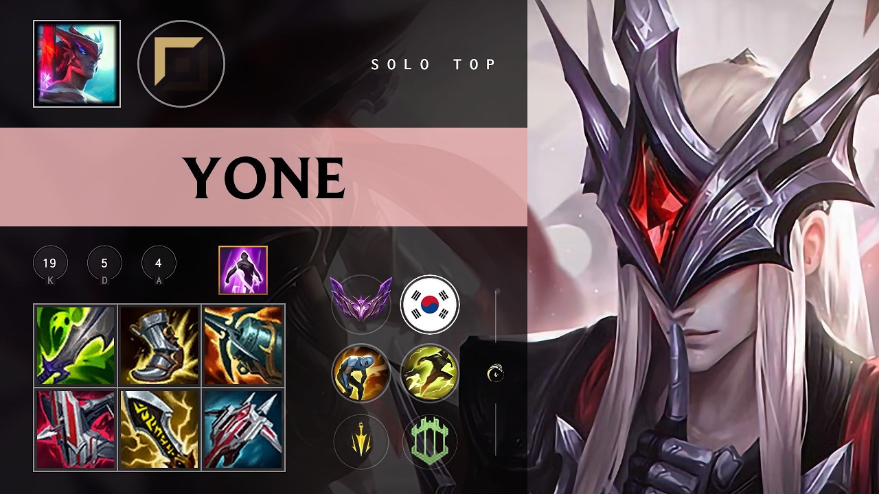 Yone Top vs Kennen - KR Master Patch 26.10