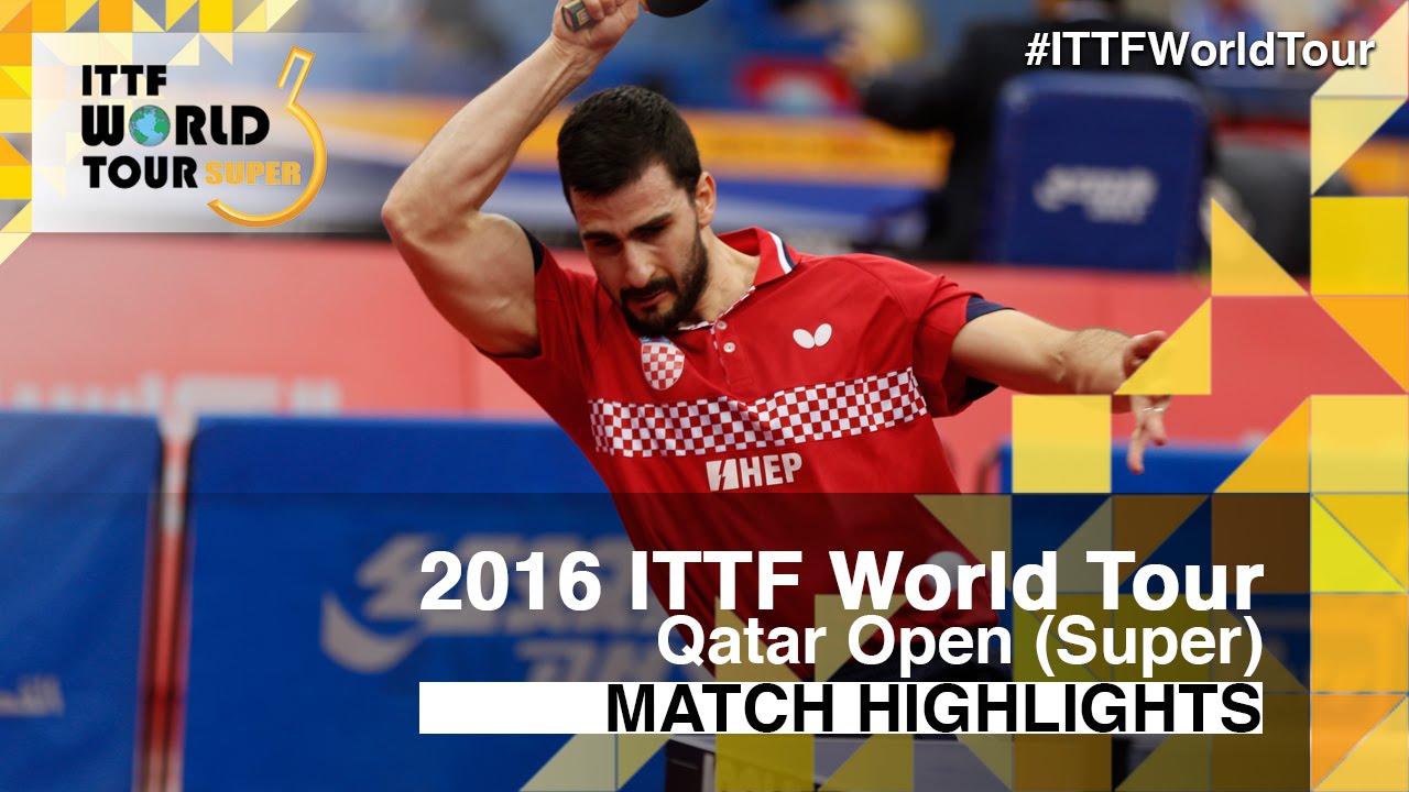 2016 Qatar Open Highlights: Zhang Jike vs Andrej Gacina (R16)