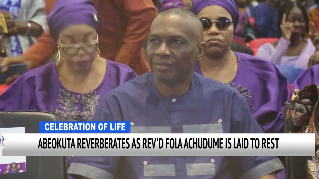 ABEOKUTA REVERBERATES AS REV'D FOLA ACHUDUME IS LAID TO REST