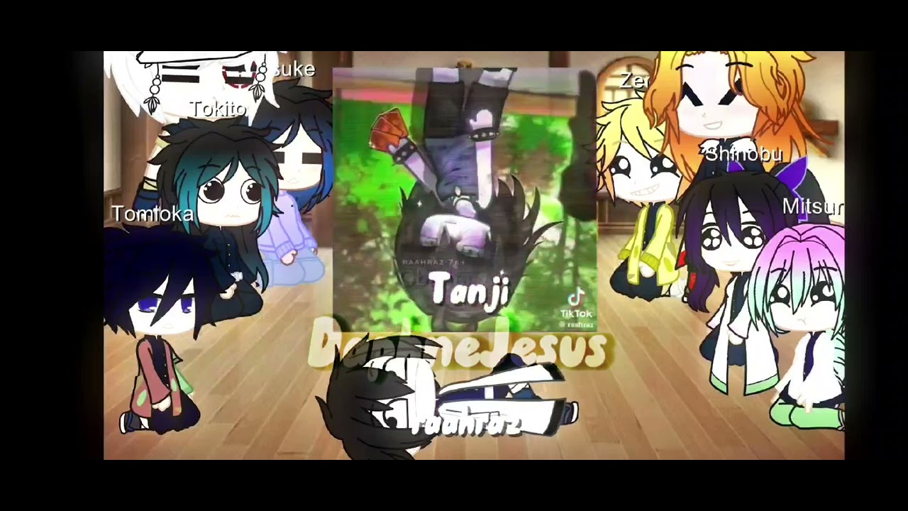 Hashiras react to Tanjiro as Random gachas (My AU)