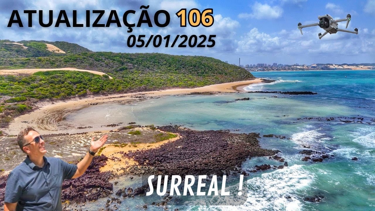 Atualização 106 - Engorda da Praia de Ponta Negra - A BELÍSSIMA PRAIA DE ALAGAMAR