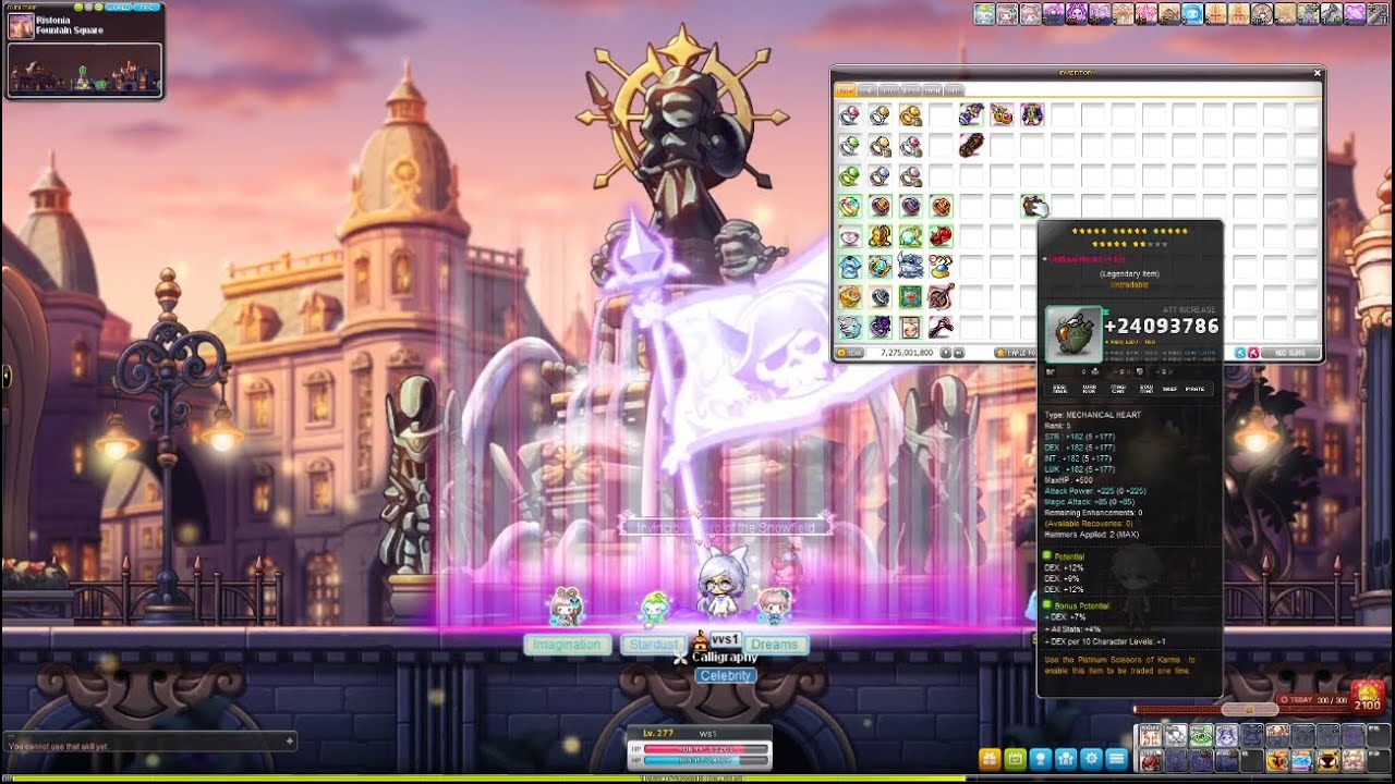 [Maplestory] X Scrolling Outlaw Heart!