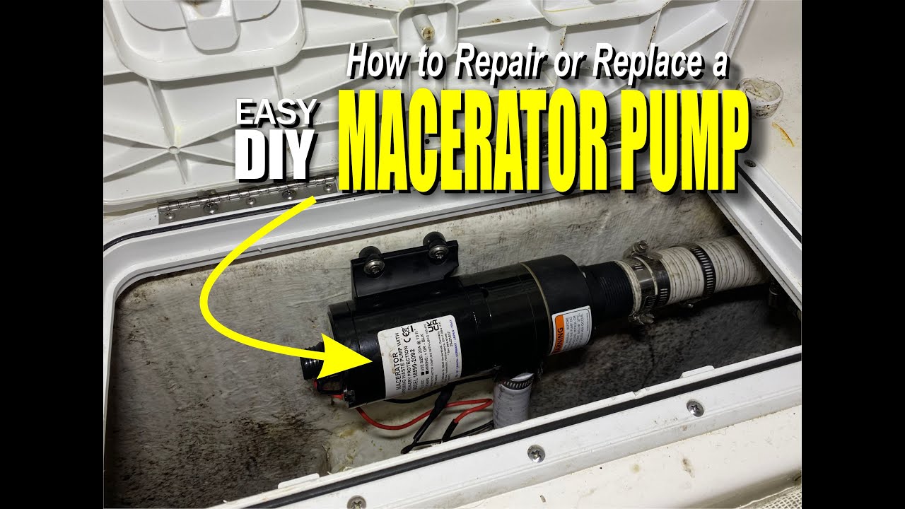 How to Repair or Replace a boat or RV Macerator Pump