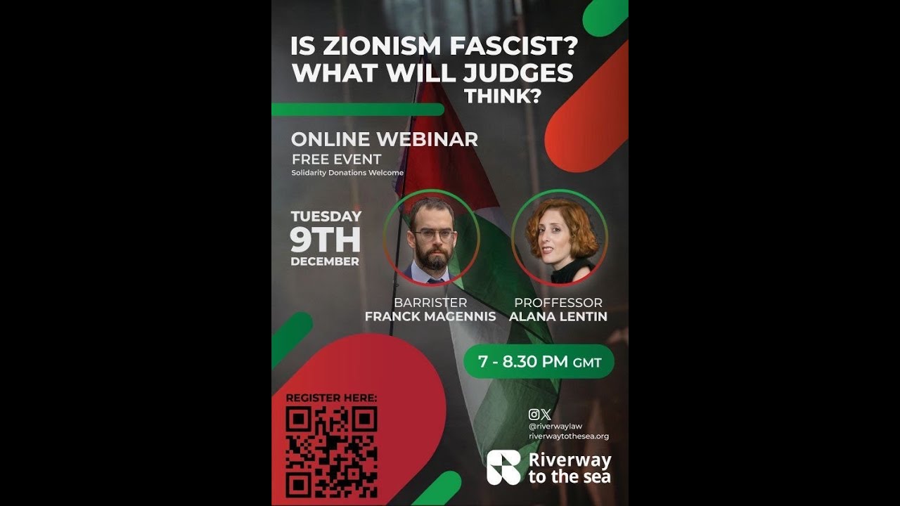 Is Zionism fascist? What will judges think?