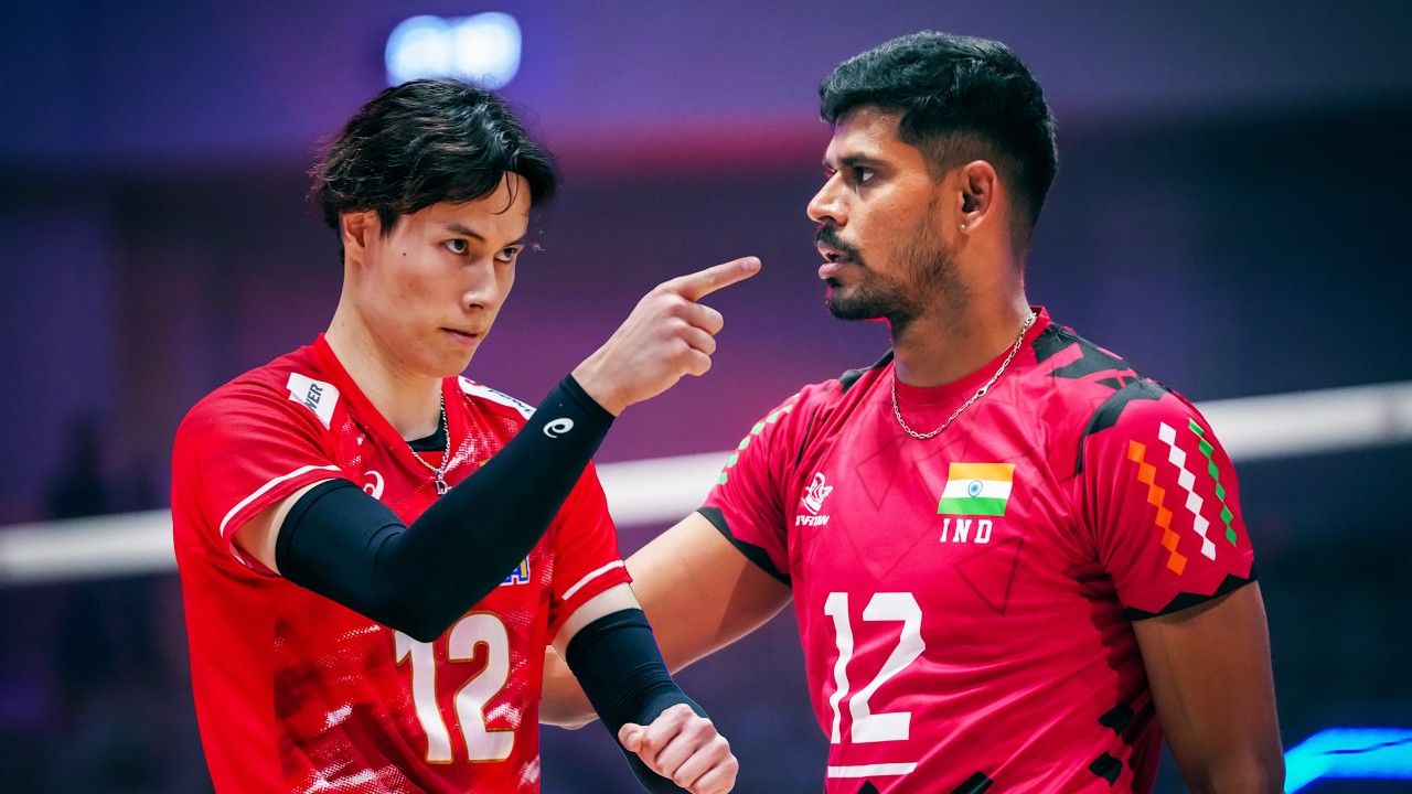 Ran Takahashi vs Jerome Vinith | Japan vs India | Crazy Volleyball Match !!!