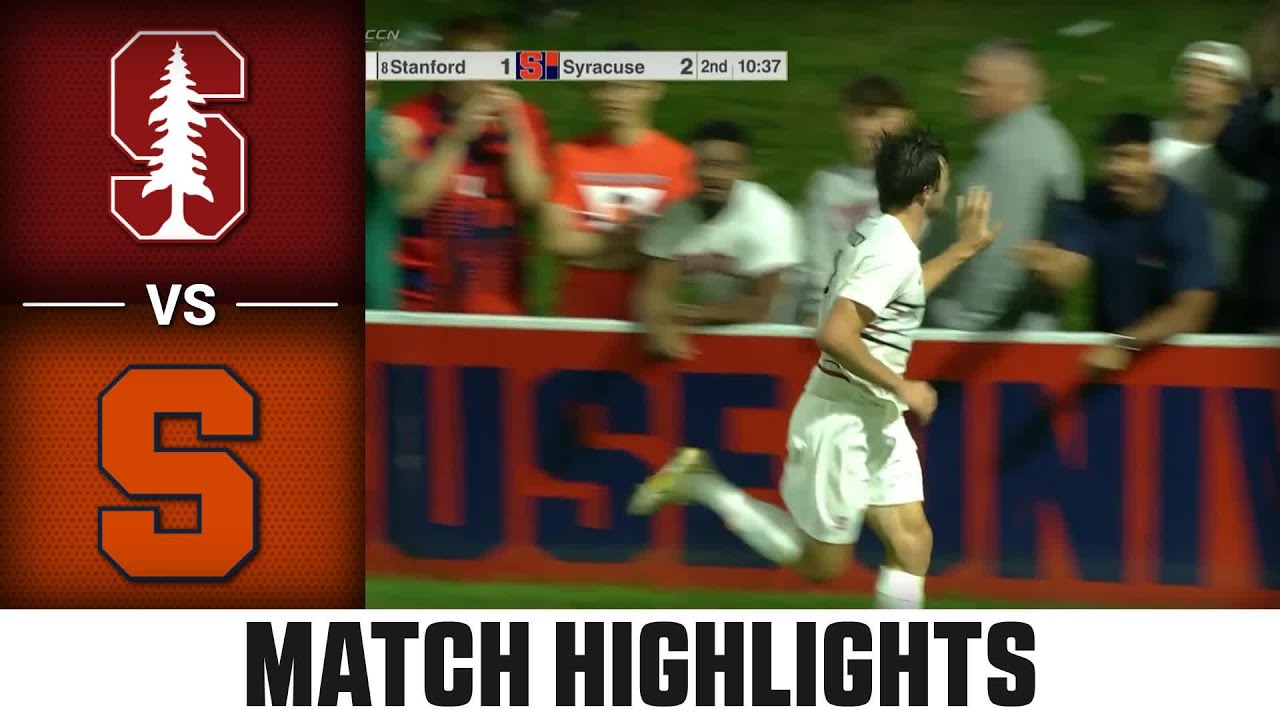 Stanford vs. Syracuse Match Highlights | 2025 ACC Men's Soccer