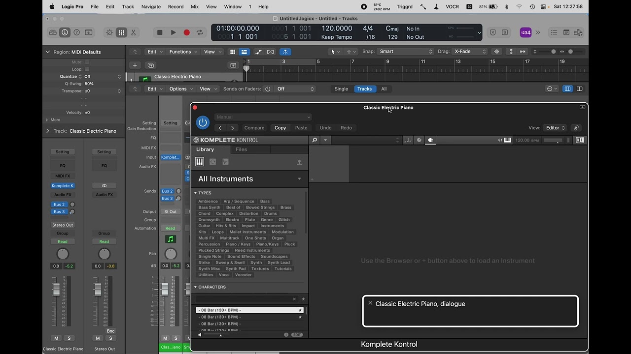 Logic Pro Bite Size for VI's - Loading Third Party Plugins