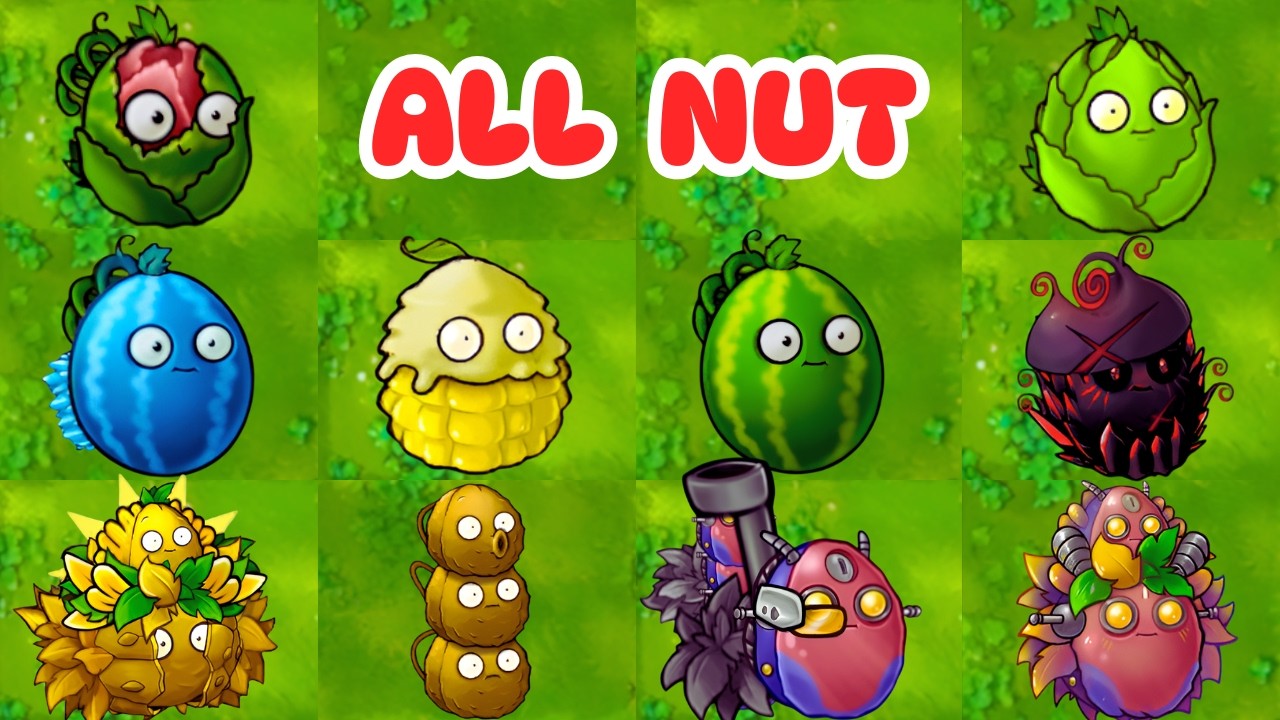 PvZ 1 Fusion 3.4 Challenge-All Nut | Ultimate Peashooter
