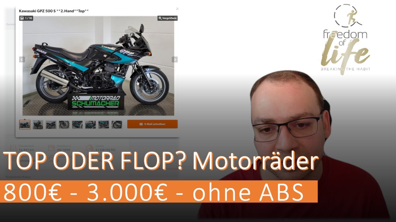 Gut und günstig: Motorräder bis 3.000€ - Empfehlungen und Inspirationen für die gemütliche Tour