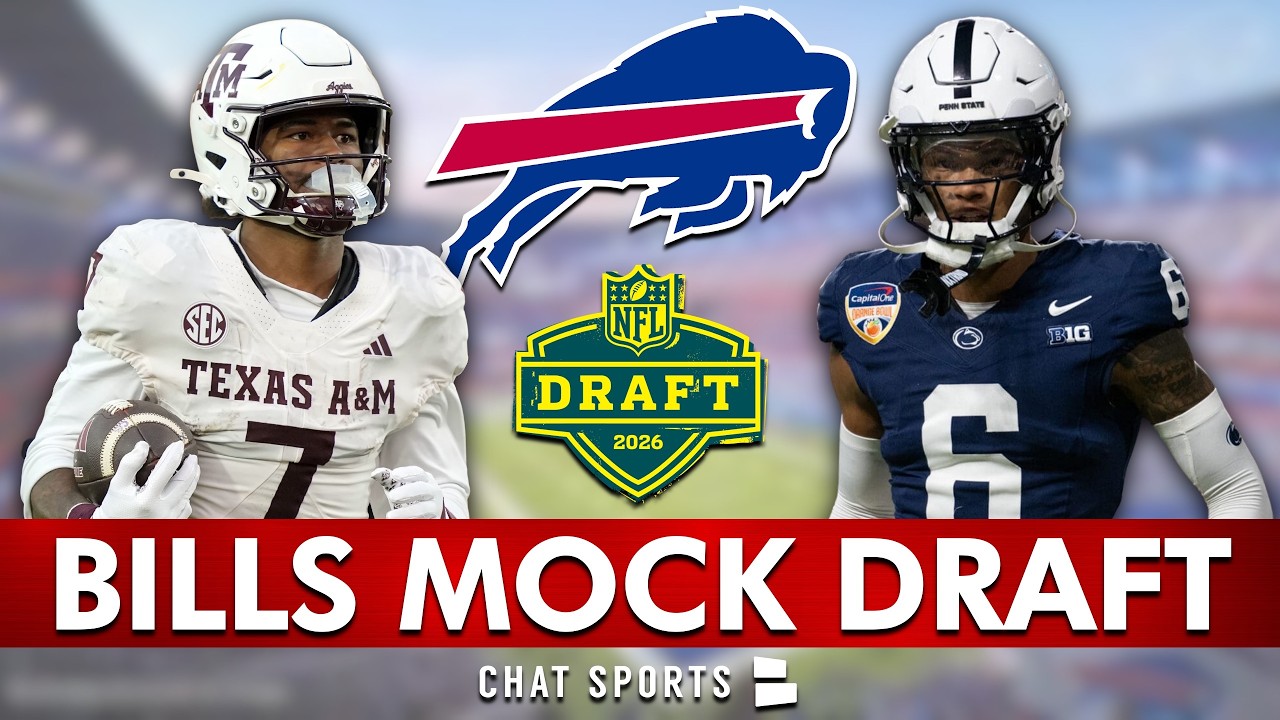 Buffalo Bills 2026 NFL Mock Draft 1.0 - All 7 Rounds Ft. KC Concepcion & Zakee Wheatley
