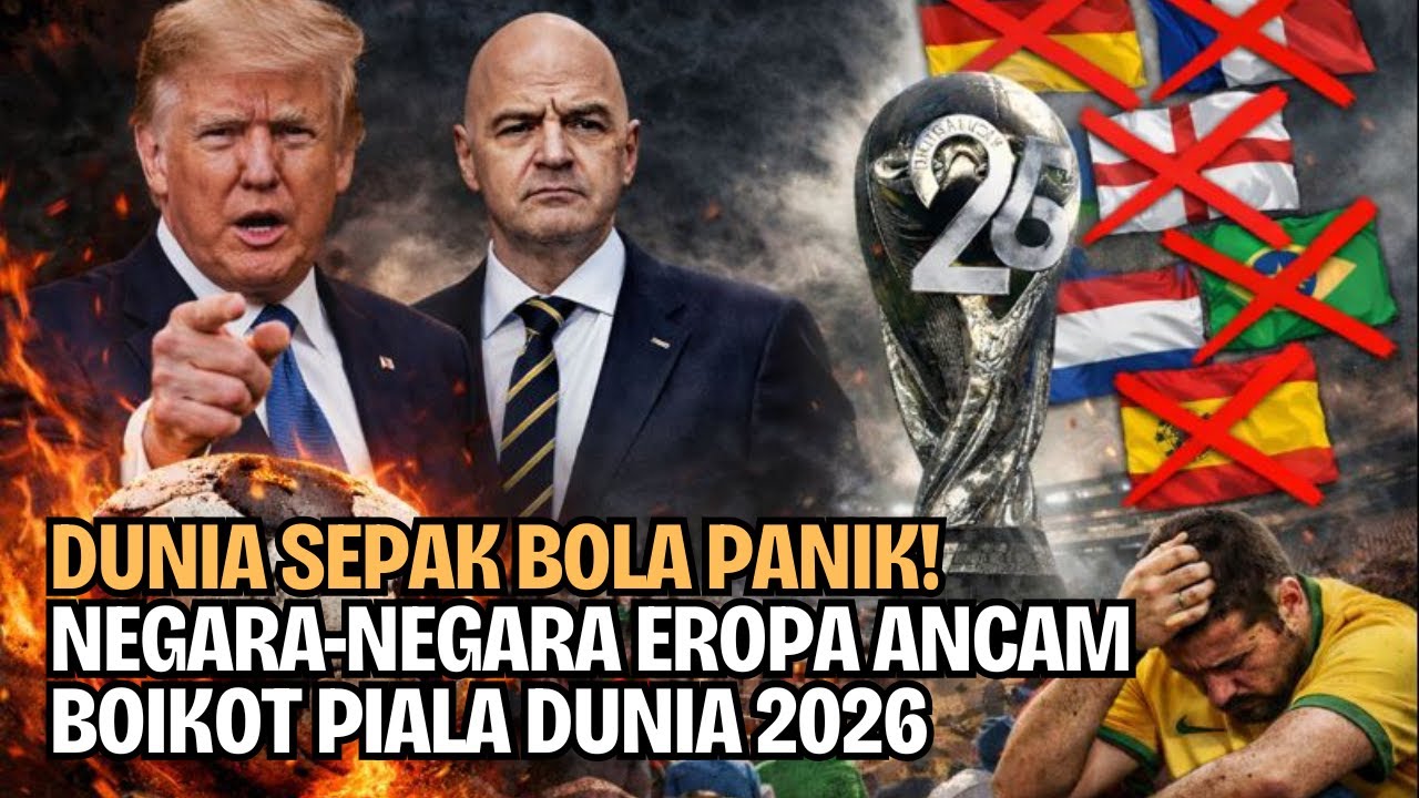 Trump Bikin Geger Dunia Bola! Piala Dunia 2026 Terancam Diboikot Massal